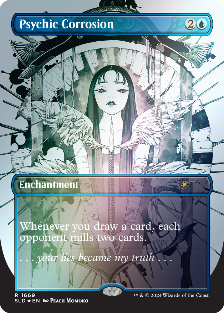 Psychic Corrosion (Rainbow Foil) [Secret Lair Drop Series] Magic: The Gathering