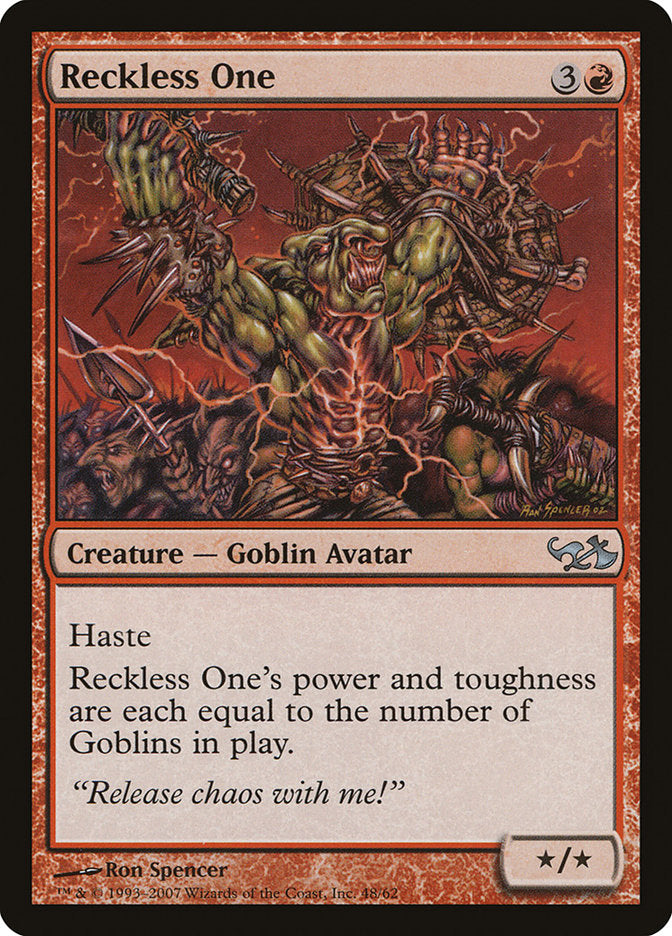 Reckless One [Duel Decks: Elves vs. Goblins] Magic: The Gathering