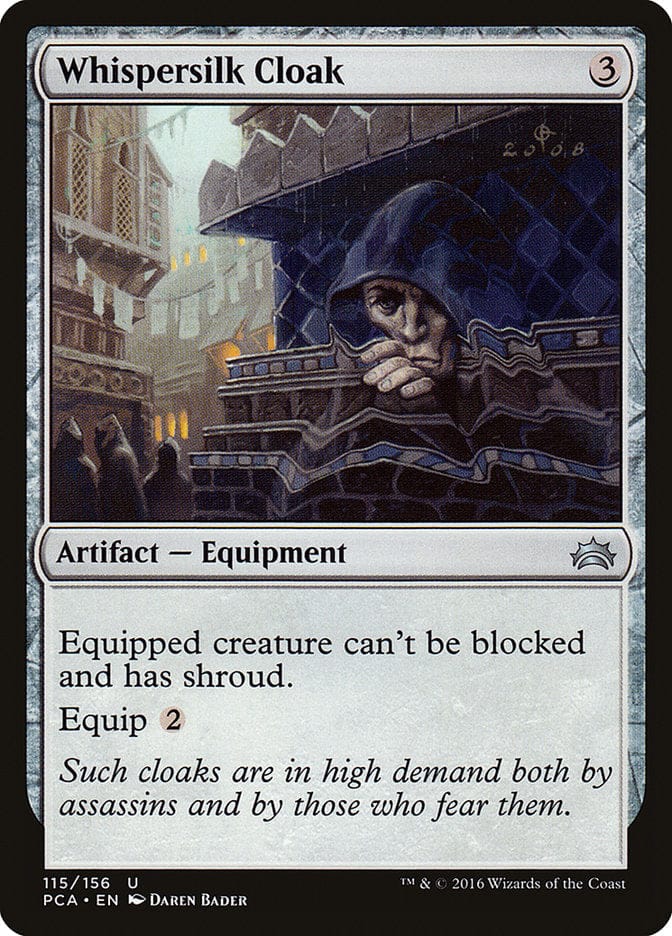 Whispersilk Cloak [Planechase Anthology] Magic: The Gathering
