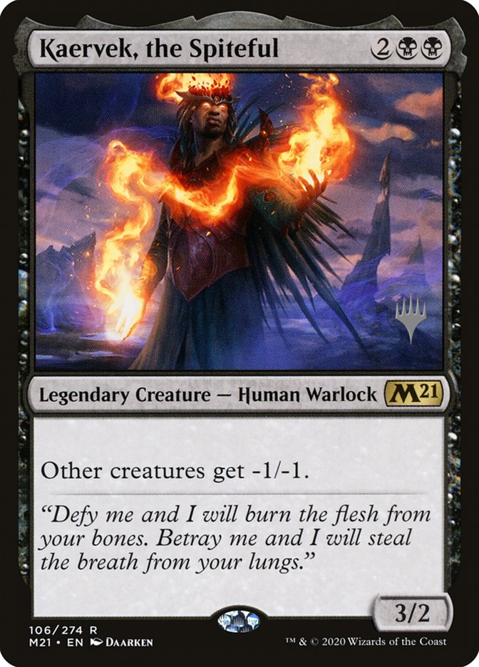 Kaervek, the Spiteful (Promo Pack) [Core Set 2021 Promos] Magic: The Gathering