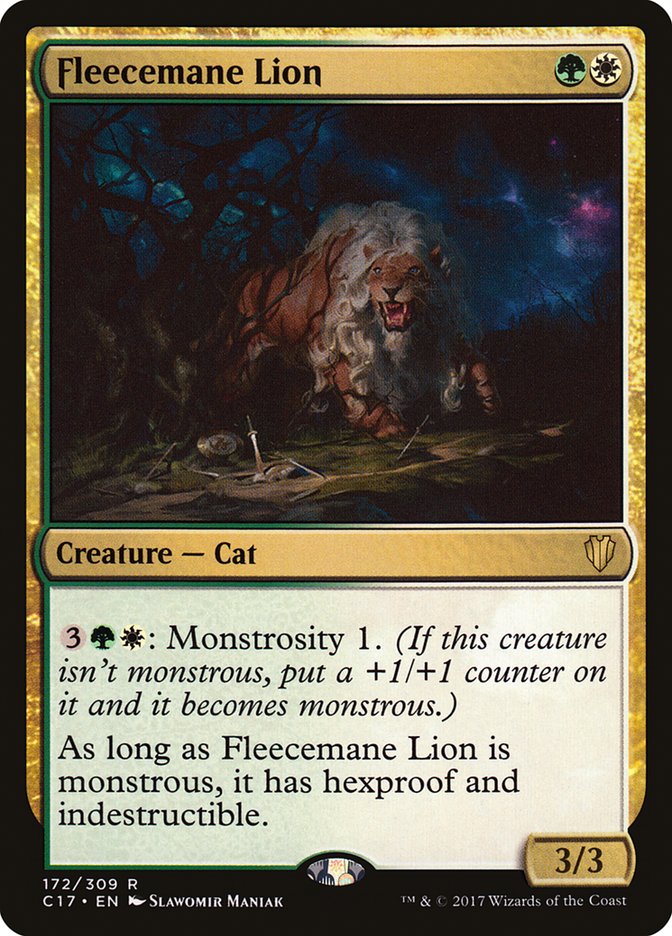 Fleecemane Lion [Commander 2017] Magic: The Gathering
