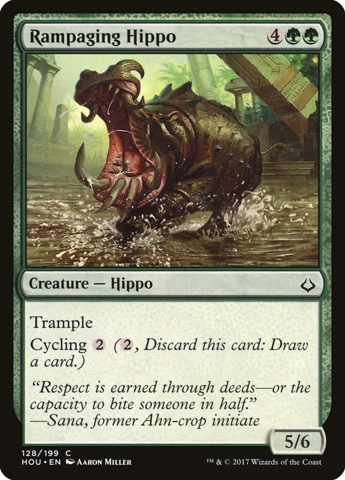 Rampaging Hippo [Hour of Devastation] Magic: The Gathering