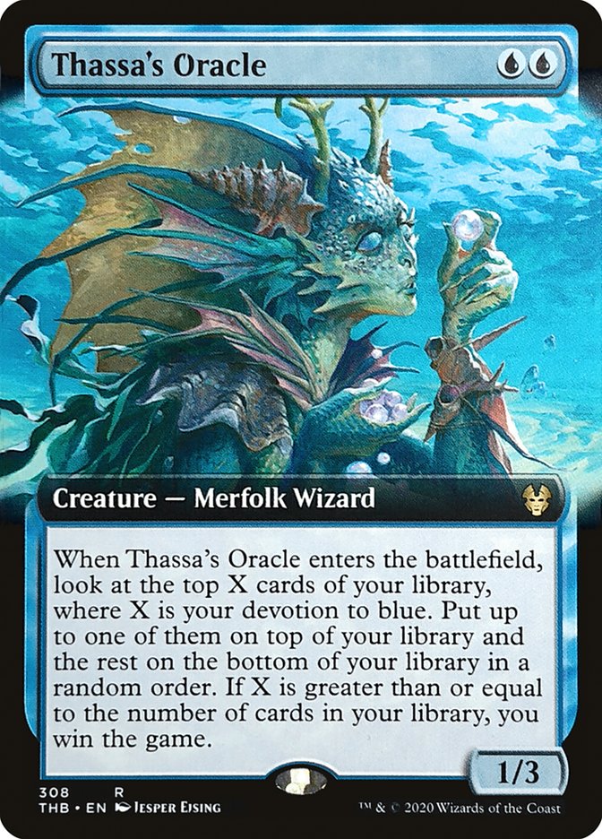 Thassa's Oracle (Extended Art) [Theros Beyond Death] Magic: The Gathering