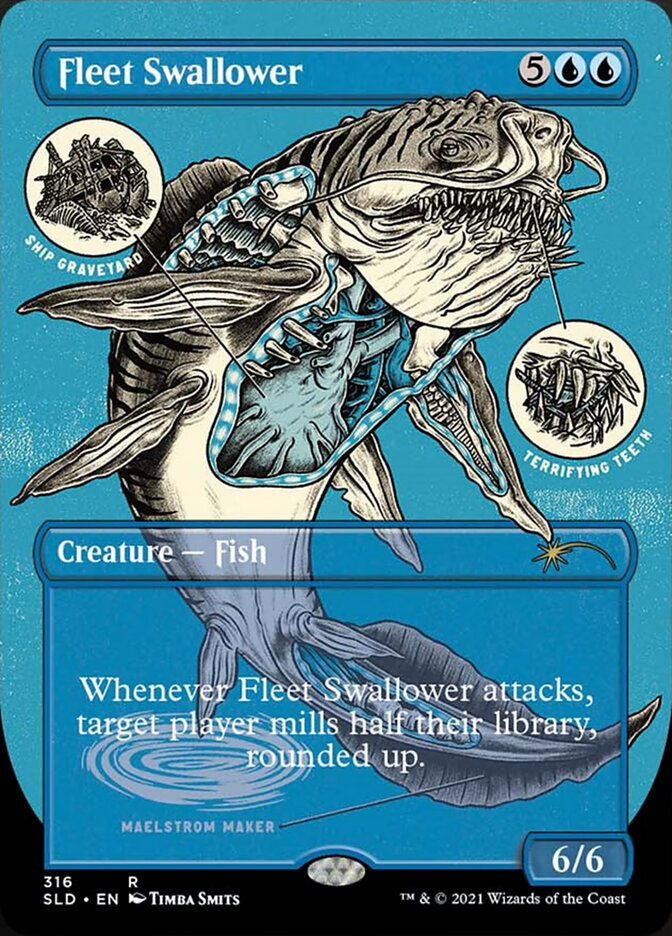 Fleet Swallower (Borderless) [Secret Lair Drop Series] Magic: The Gathering