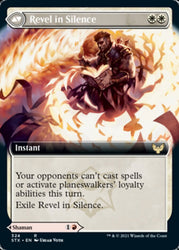 Flamescroll Celebrant // Revel in Silence (Extended Art) [Strixhaven: School of Mages] Magic: The Gathering
