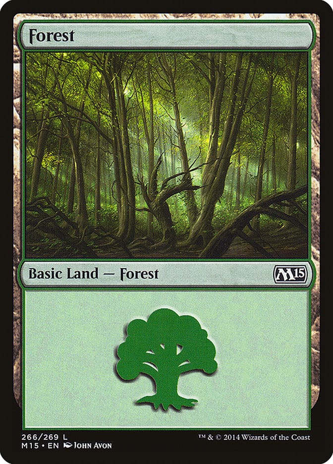 Forest (266) [Magic 2015] Magic: The Gathering