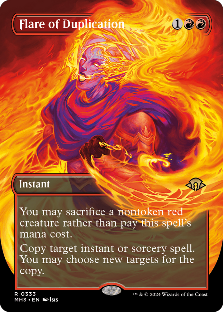 Flare of Duplication (Borderless) [Modern Horizons 3] Magic: The Gathering