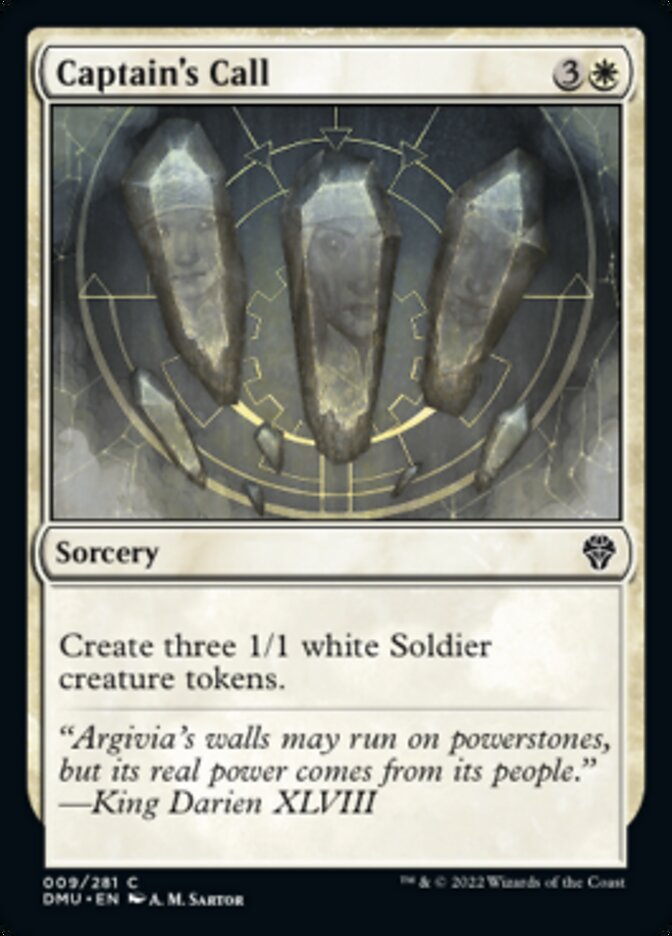 Captain's Call [Dominaria United] Magic: The Gathering