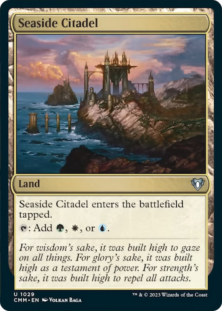 Seaside Citadel [Commander Masters] Magic: The Gathering