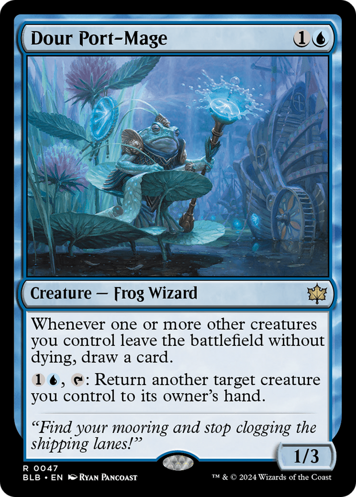 Dour Port-Mage [Bloomburrow] Magic: The Gathering