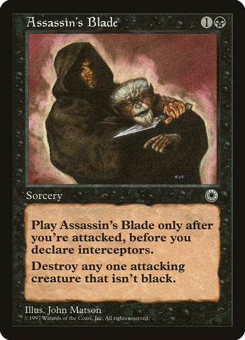 Assassin's Blade [Portal] Magic: The Gathering