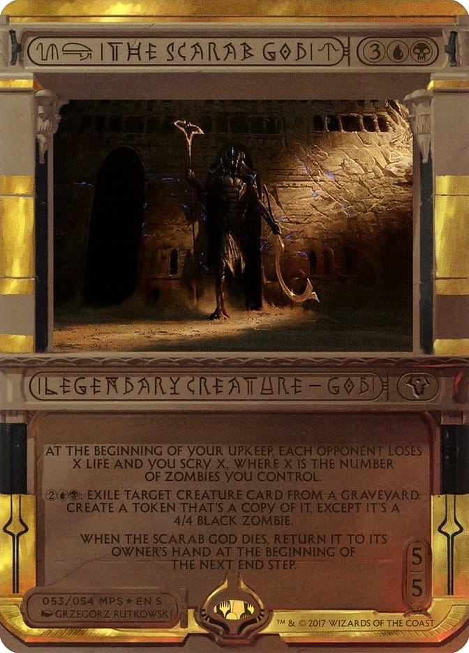 The Scarab God (Invocation) [Amonkhet Invocations] Magic: The Gathering