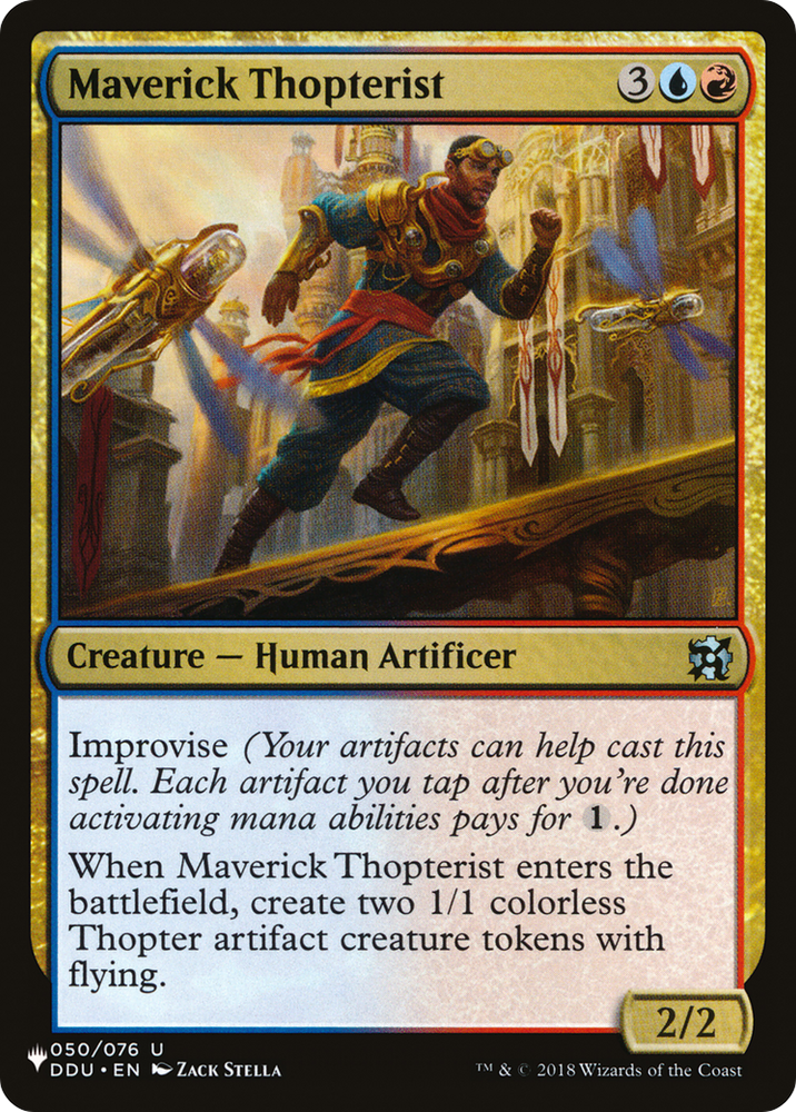 Maverick Thopterist (DDU) [The List] Magic: The Gathering