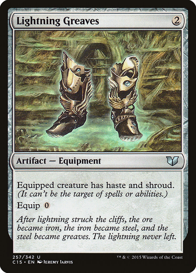 Lightning Greaves [Commander 2015] Magic: The Gathering