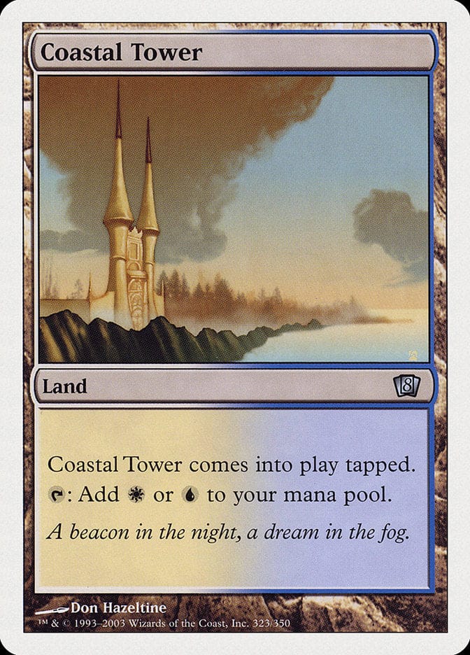 Coastal Tower [Eighth Edition] Magic: The Gathering