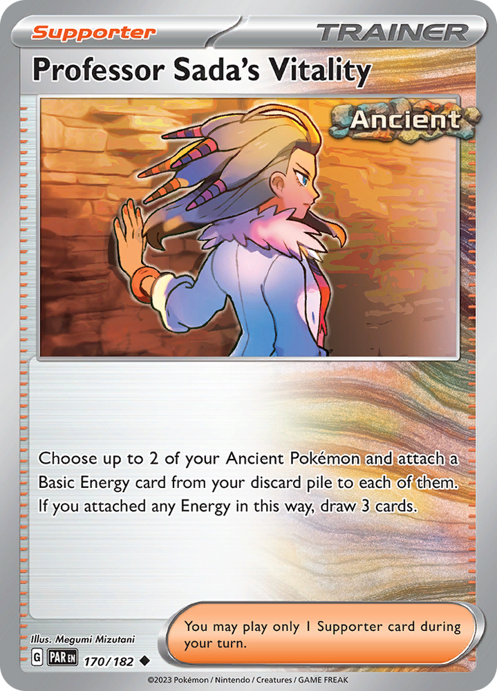 Professor Sada's Vitality (170/182) [Scarlet & Violet: Paradox Rift] Pokémon