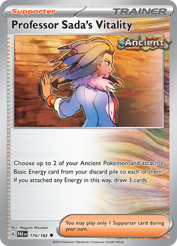 Professor Sada's Vitality (170/182) [Scarlet & Violet: Paradox Rift] Pokémon