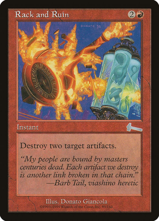 Rack and Ruin [Urza's Legacy] Magic: The Gathering