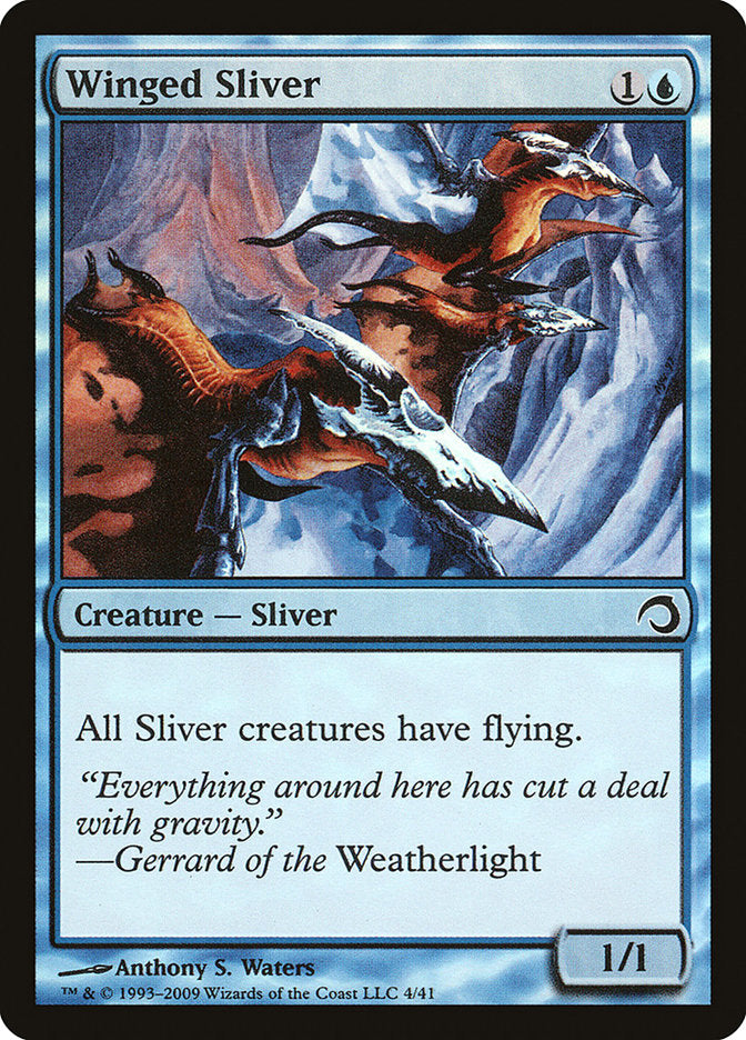 Winged Sliver [Premium Deck Series: Slivers] Magic: The Gathering