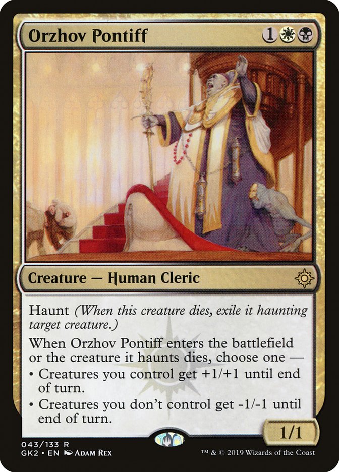 Orzhov Pontiff [Ravnica Allegiance Guild Kit] Magic: The Gathering