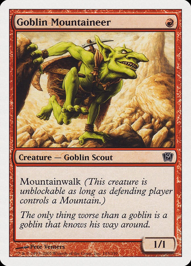 Goblin Mountaineer [Ninth Edition] Magic: The Gathering