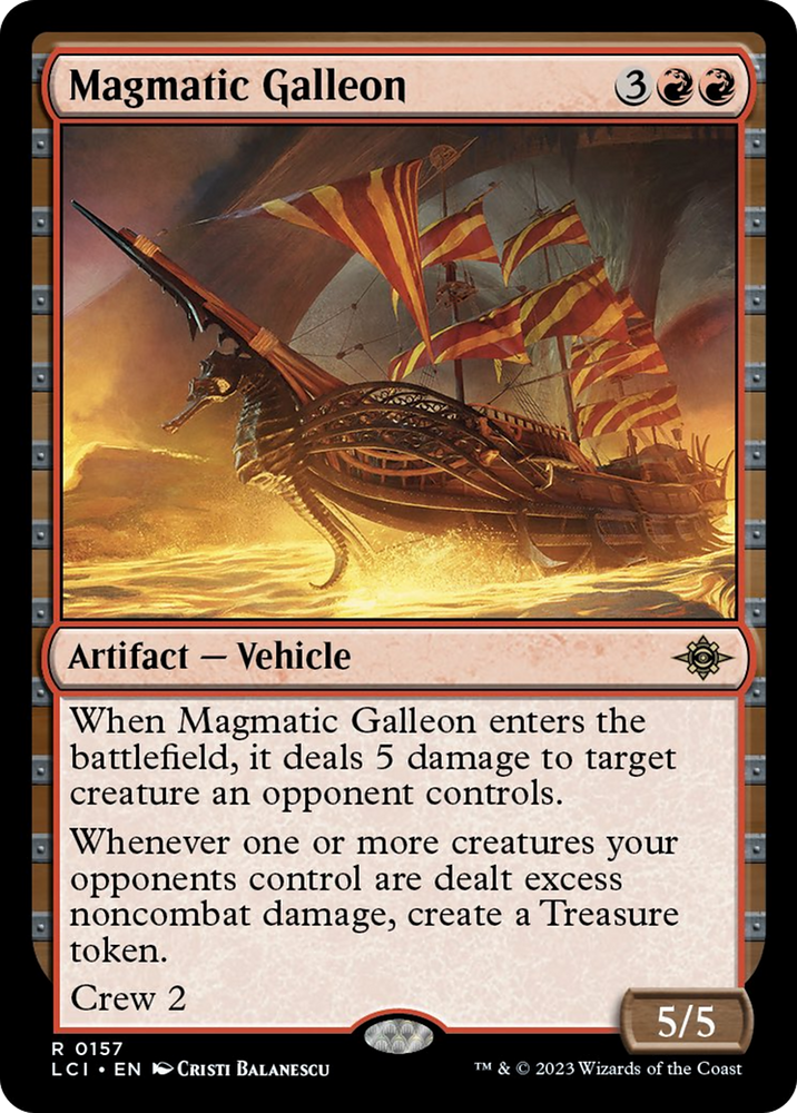 Magmatic Galleon [The Lost Caverns of Ixalan] Magic: The Gathering