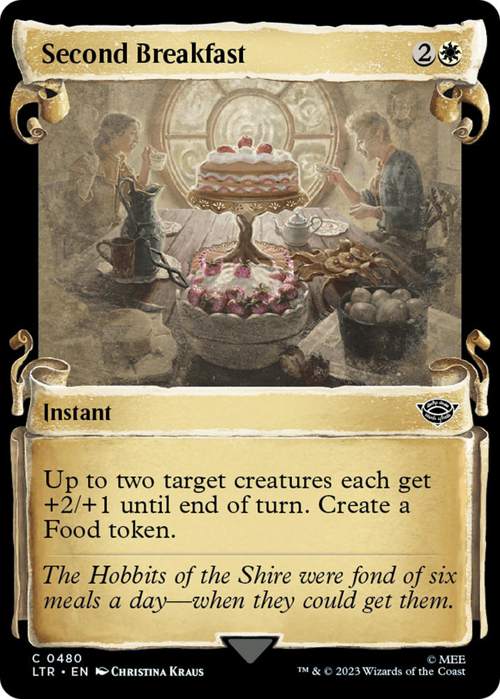 Second Breakfast [The Lord of the Rings: Tales of Middle-Earth Showcase Scrolls] Magic: The Gathering