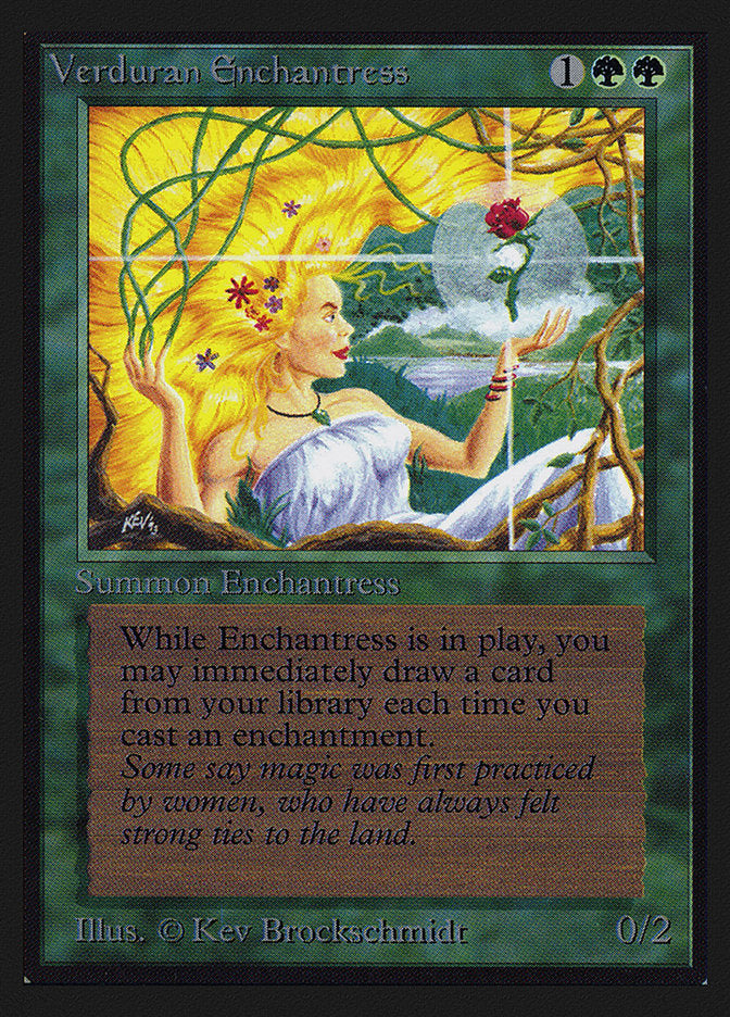 Verduran Enchantress [Collectors' Edition] Magic: The Gathering