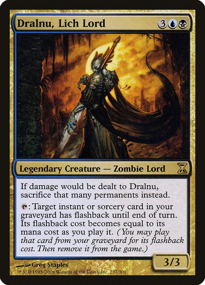 Dralnu, Lich Lord [Time Spiral] Magic: The Gathering