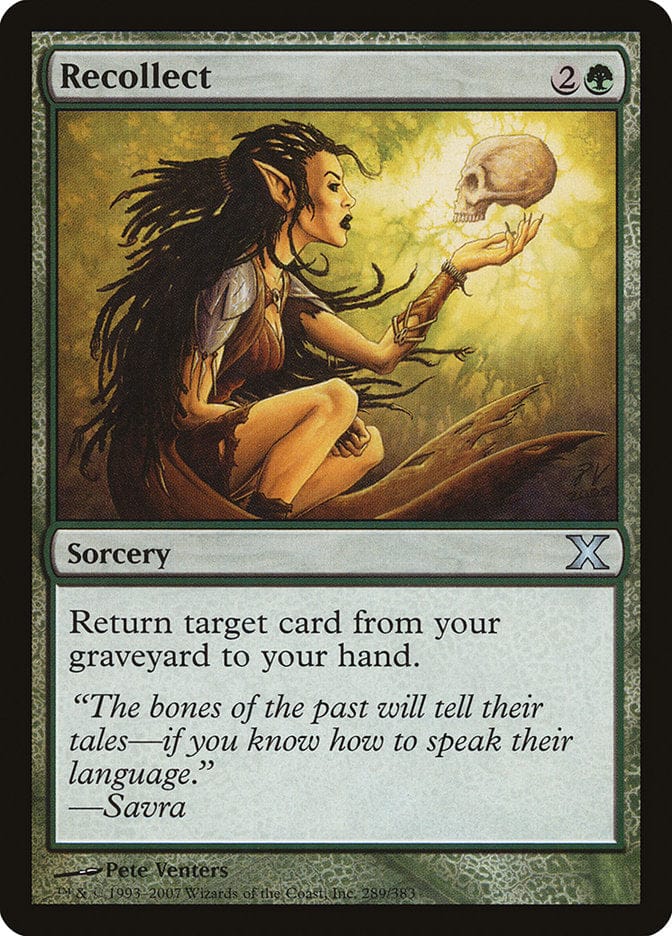 Recollect [Tenth Edition] Magic: The Gathering