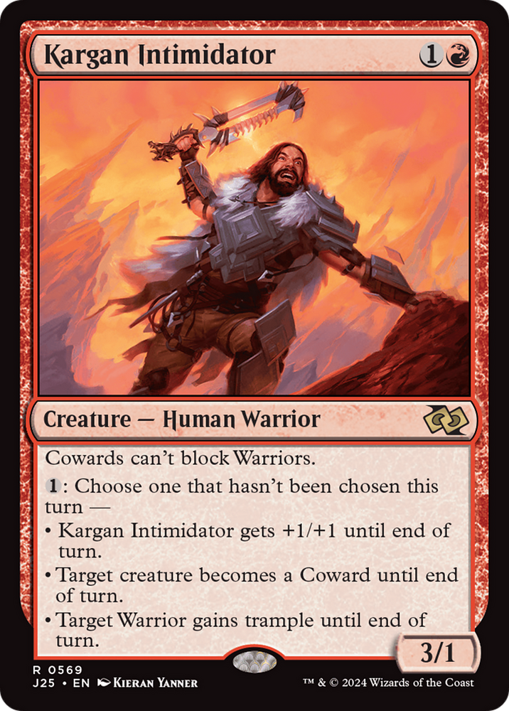 Kargan Intimidator [Foundations Jumpstart] Magic: The Gathering