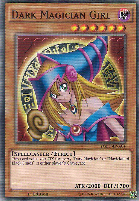 Dark Magician Girl [YGLD-ENA04] Common Yu-Gi-Oh!