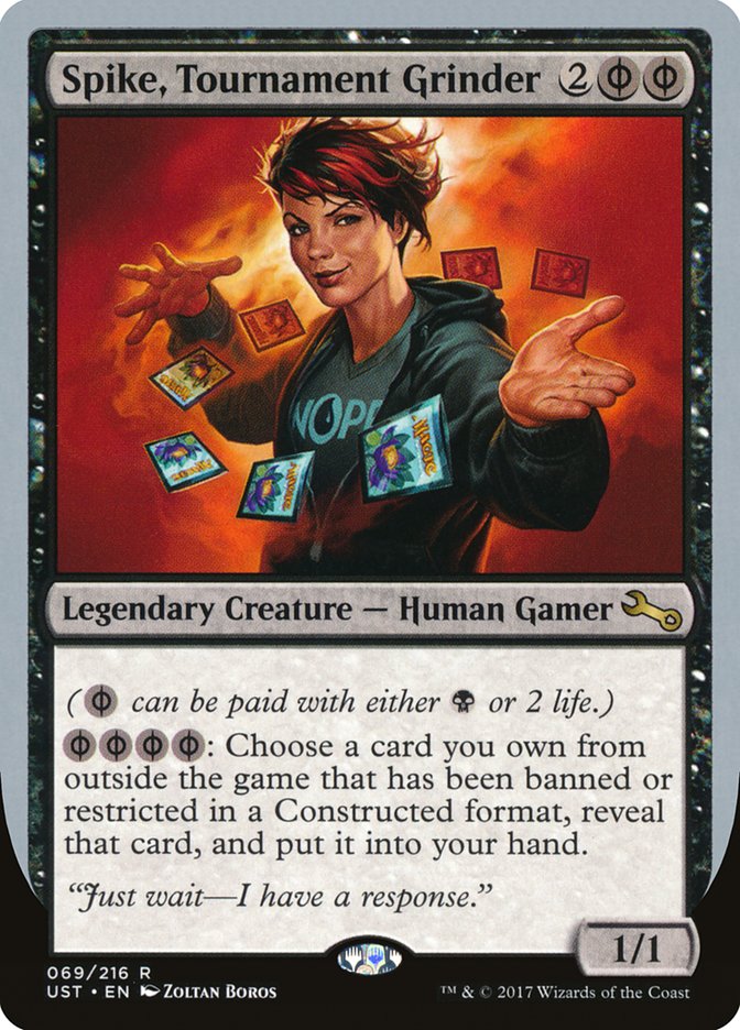 Spike, Tournament Grinder [Unstable] Magic: The Gathering