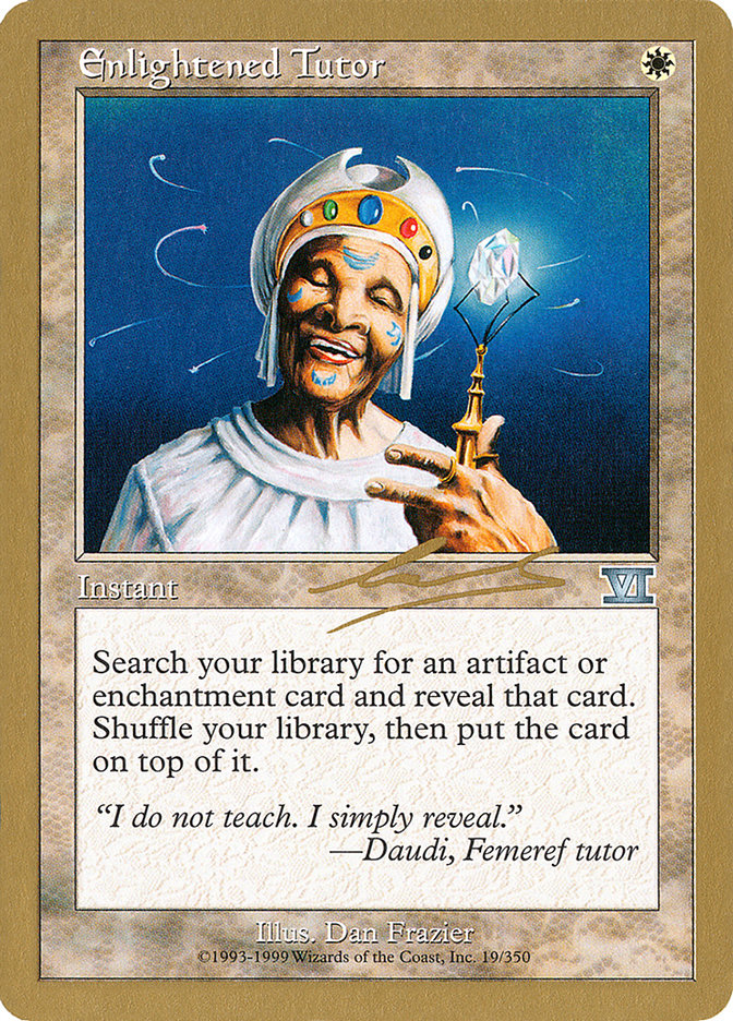 Enlightened Tutor (Nicolas Labarre) [World Championship Decks 2000] Magic: The Gathering