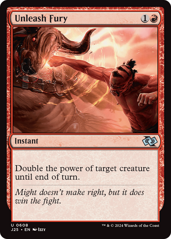 Unleash Fury [Foundations Jumpstart] Magic: The Gathering