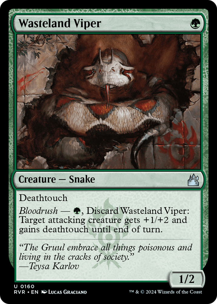 Wasteland Viper [Ravnica Remastered] Magic: The Gathering