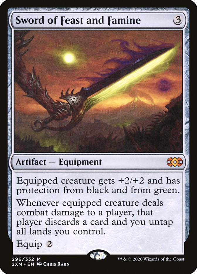 Sword of Feast and Famine [Double Masters] Magic: The Gathering