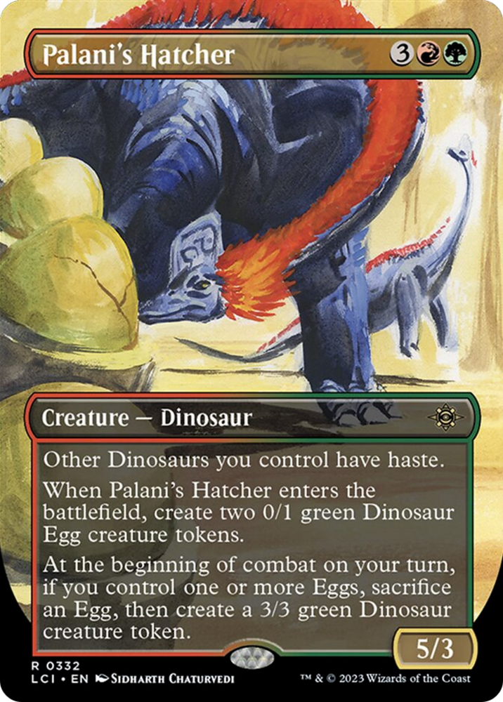 Palani's Hatcher (Borderless) [The Lost Caverns of Ixalan] Magic: The Gathering