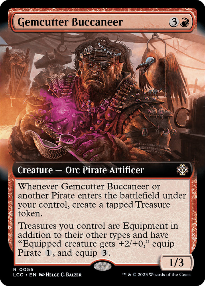 Gemcutter Buccaneer (Extended Art) [The Lost Caverns of Ixalan Commander] Magic: The Gathering