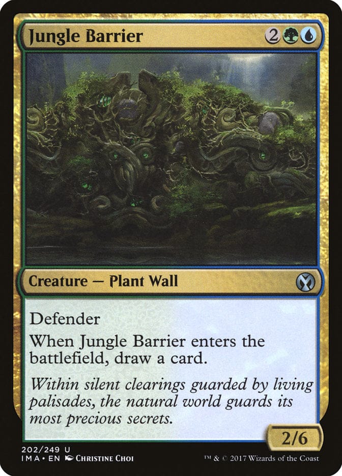 Jungle Barrier [Iconic Masters] Magic: The Gathering