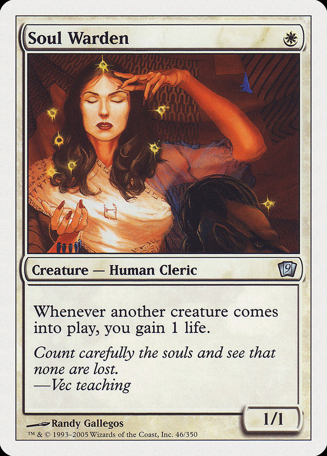 Soul Warden [Ninth Edition] Magic: The Gathering