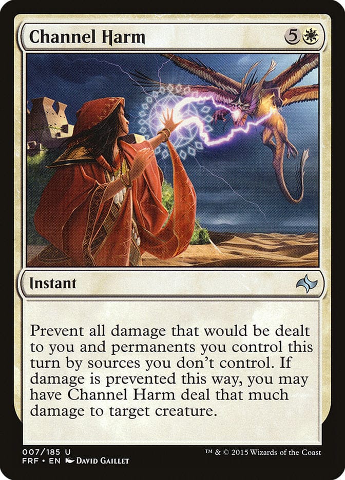 Channel Harm [Fate Reforged] Magic: The Gathering