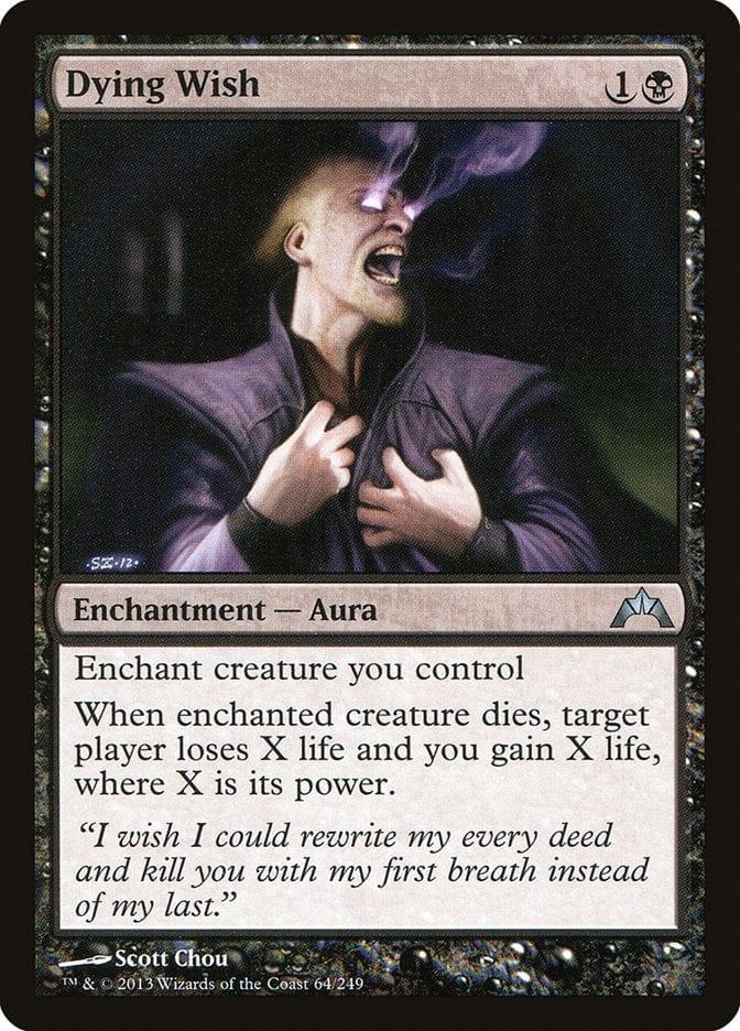 Dying Wish [Gatecrash] Magic: The Gathering