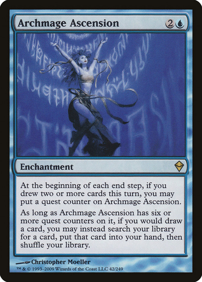 Archmage Ascension [Zendikar] Magic: The Gathering
