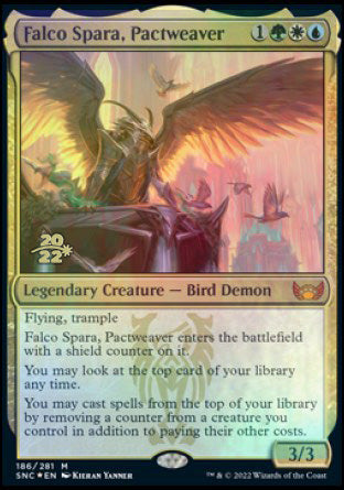 Falco Spara, Pactweaver [Streets of New Capenna Prerelease Promos] Magic: The Gathering