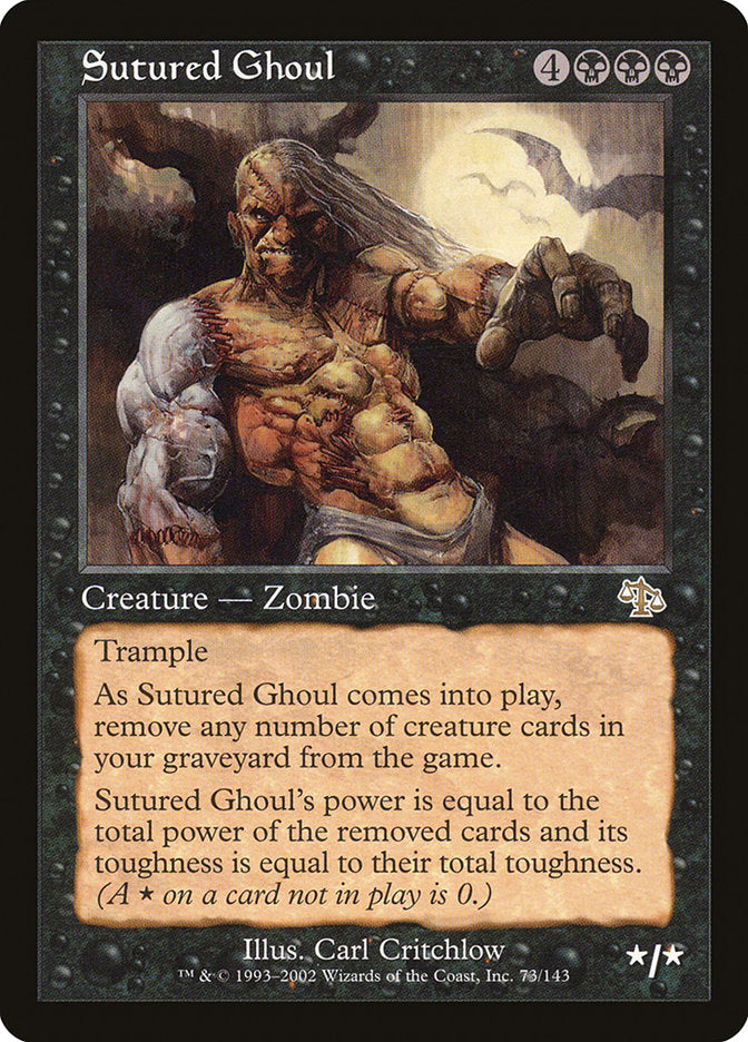 Sutured Ghoul [Judgment] Magic: The Gathering