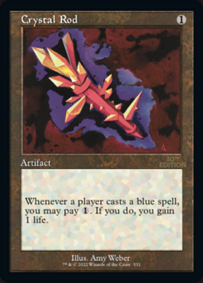 Crystal Rod (Retro) [30th Anniversary Edition] Magic: The Gathering