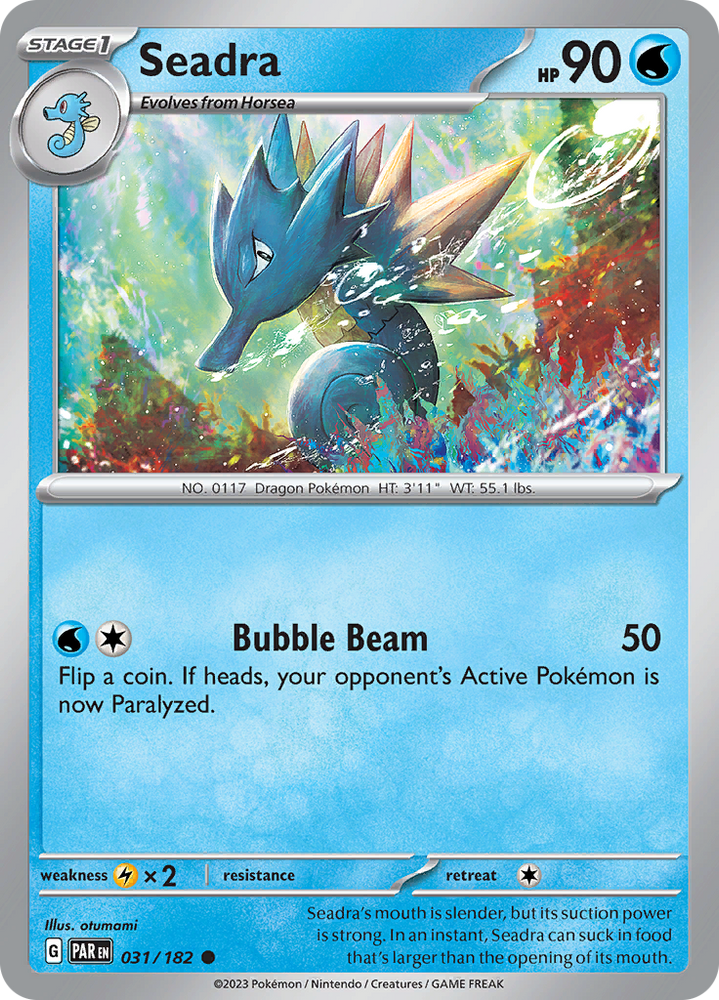 Seadra (031/182) [Scarlet & Violet: Paradox Rift] Pokémon