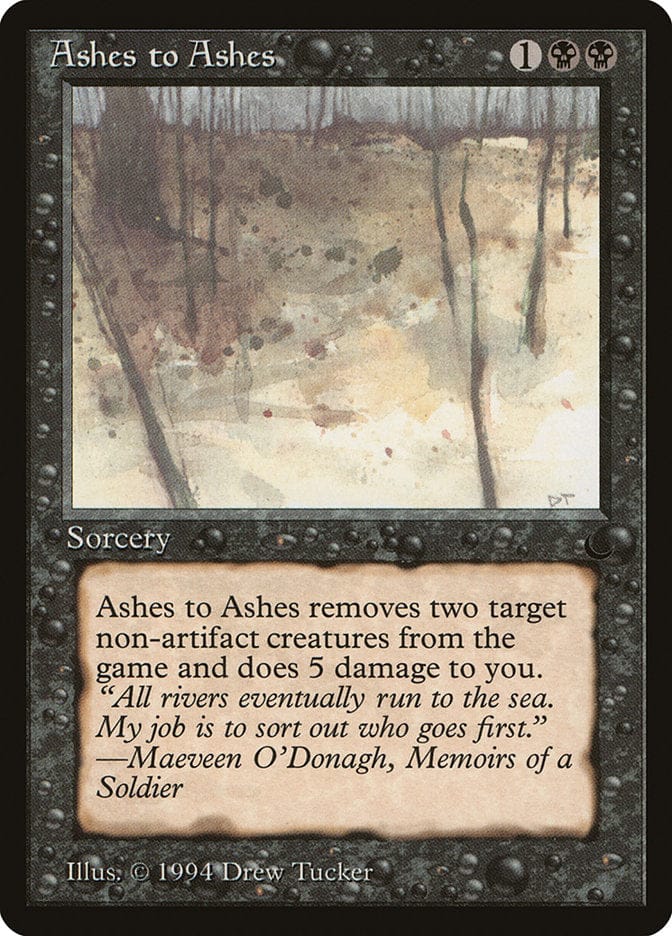Ashes to Ashes [The Dark] Magic: The Gathering