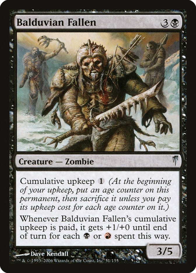 Balduvian Fallen [Coldsnap] Magic: The Gathering